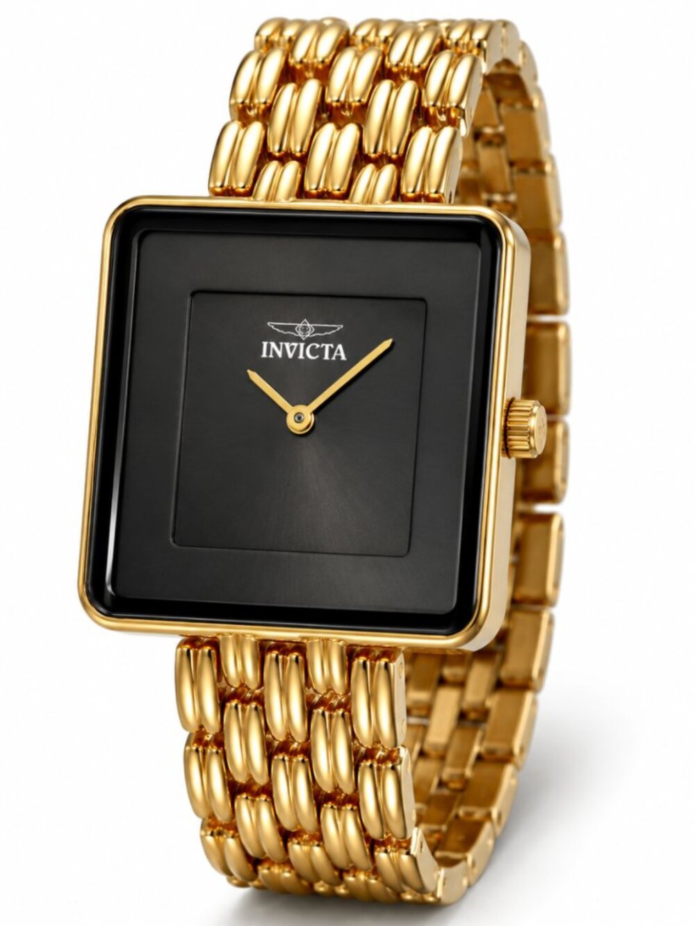 $199 Invicta Celestial Women's Black Gold 32mm Quartz Watch 70422 NIB